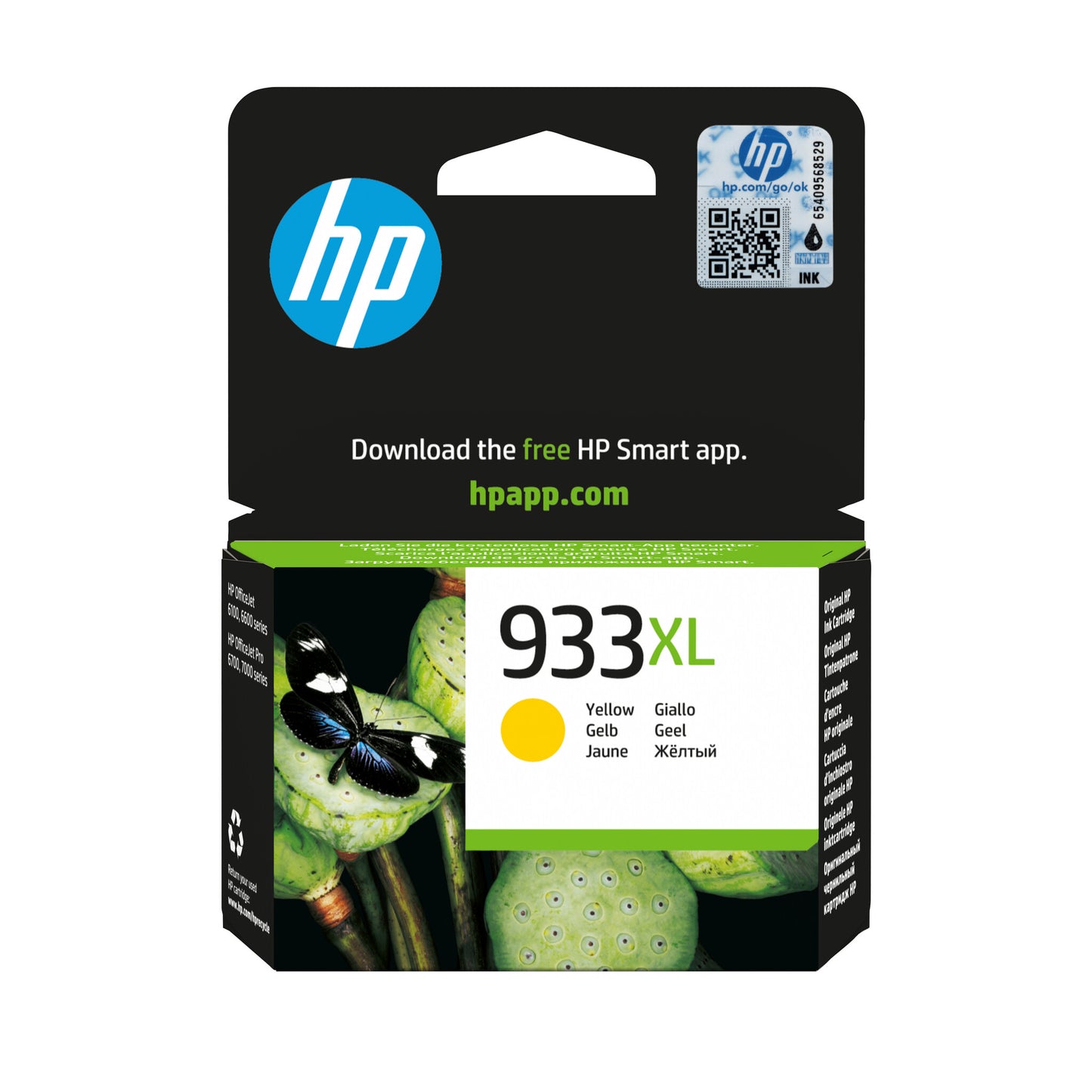 HP 933XL High Yield Yellow Original Ink Cartridge