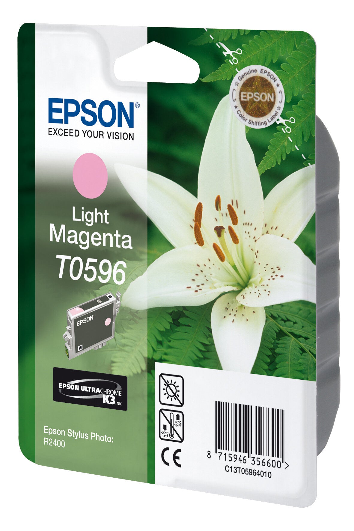 Epson Lily Singlepack Light Magenta T0596 UltraChrome K3