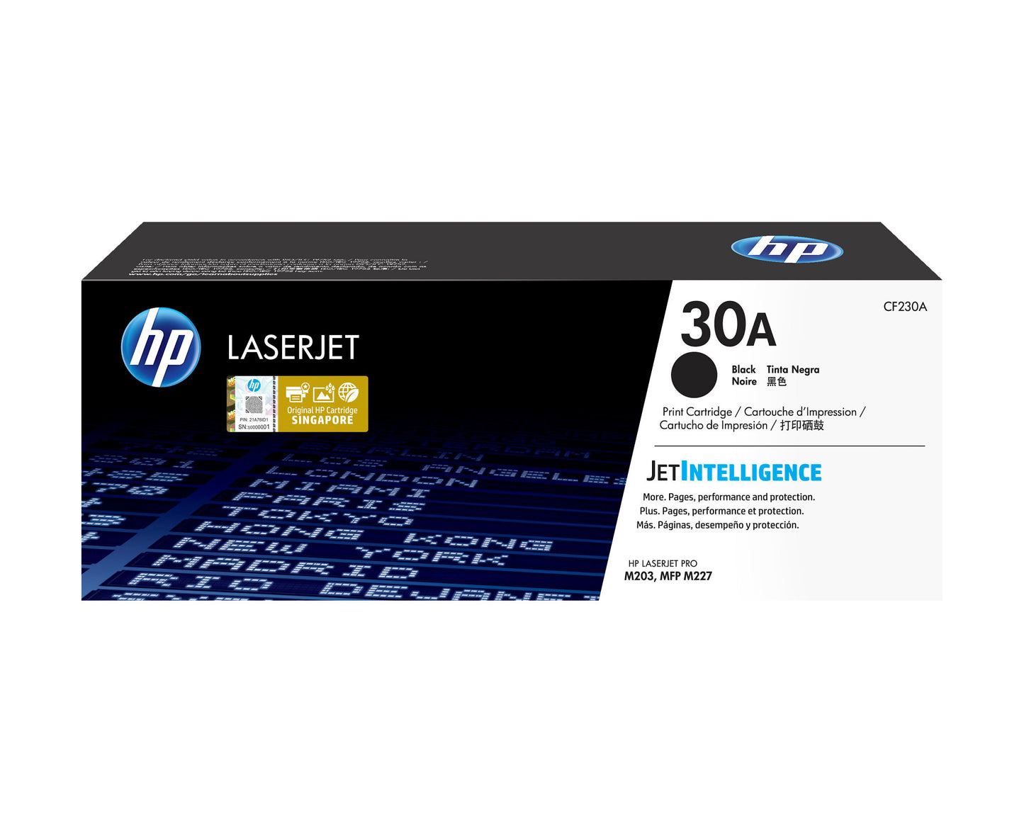 HP 30A Black Original LaserJet Toner Cartridge