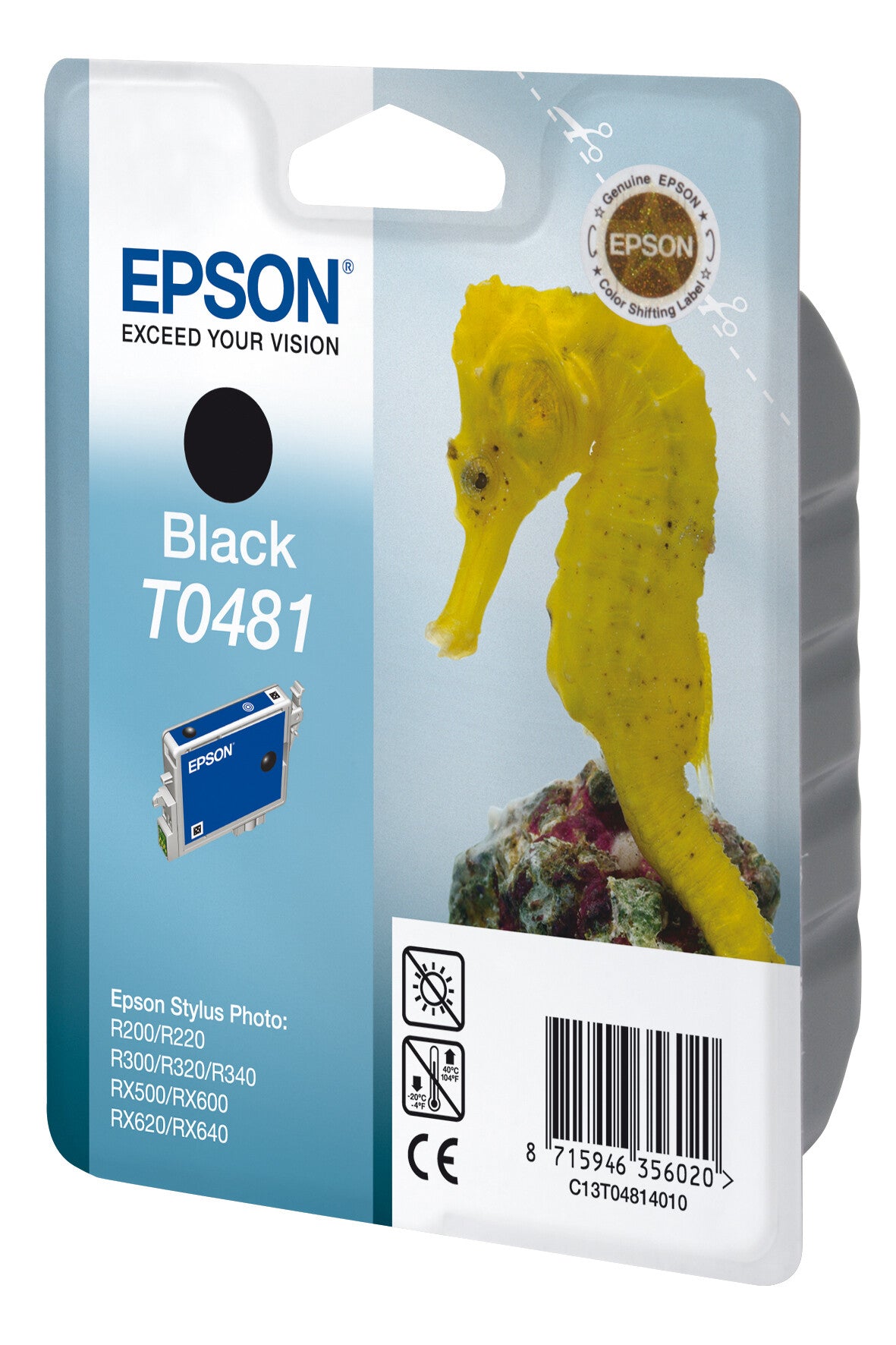 Epson Seahorse Singlepack Black T0481
