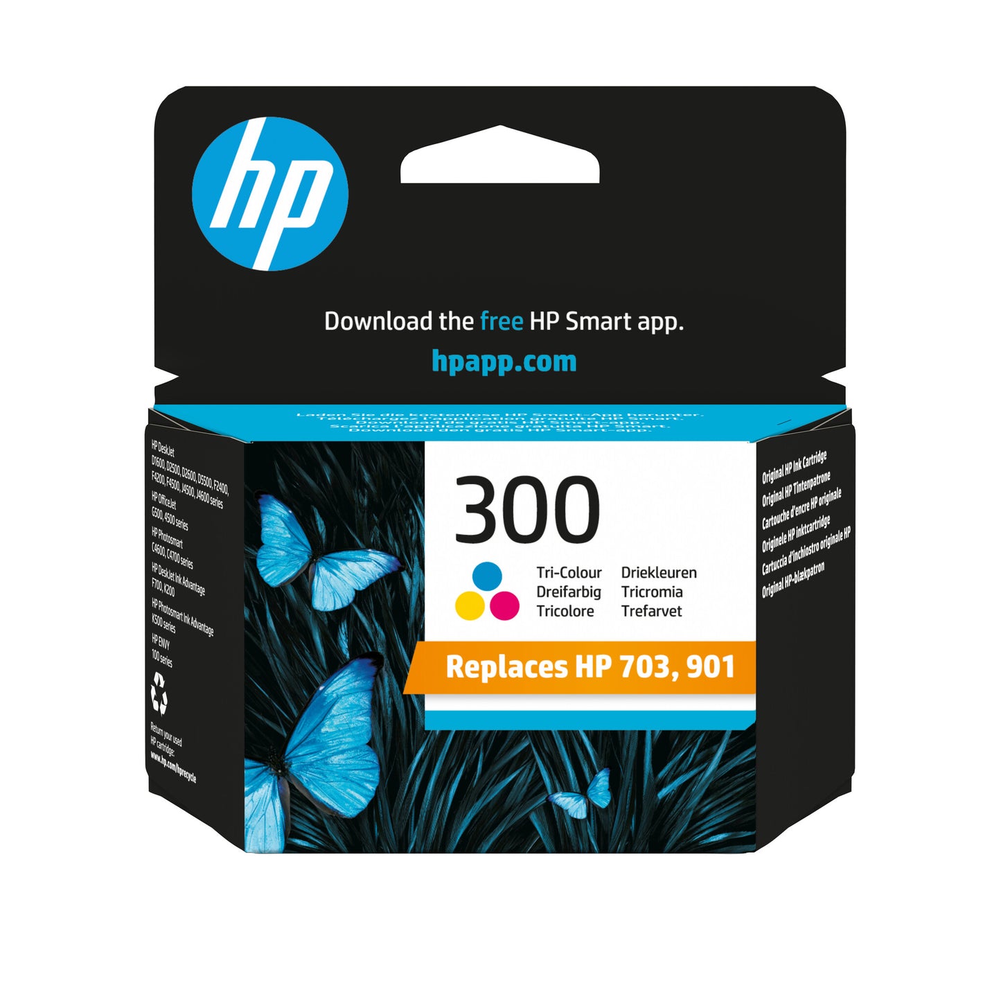HP 300 Tri-color Original Ink Cartridge