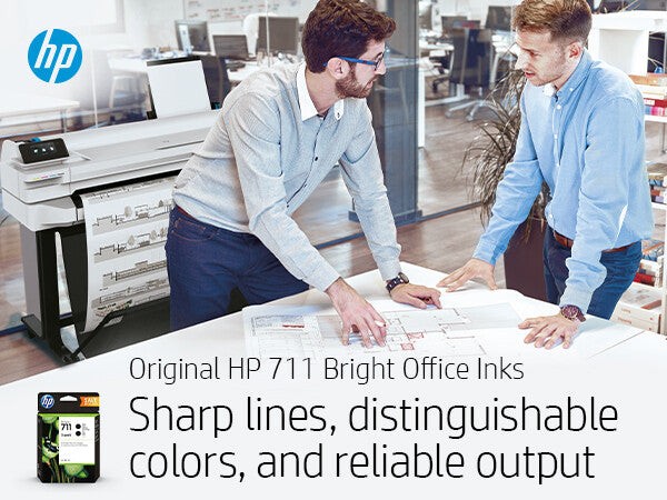 HP 711 38-ml Black DesignJet Ink Cartridge