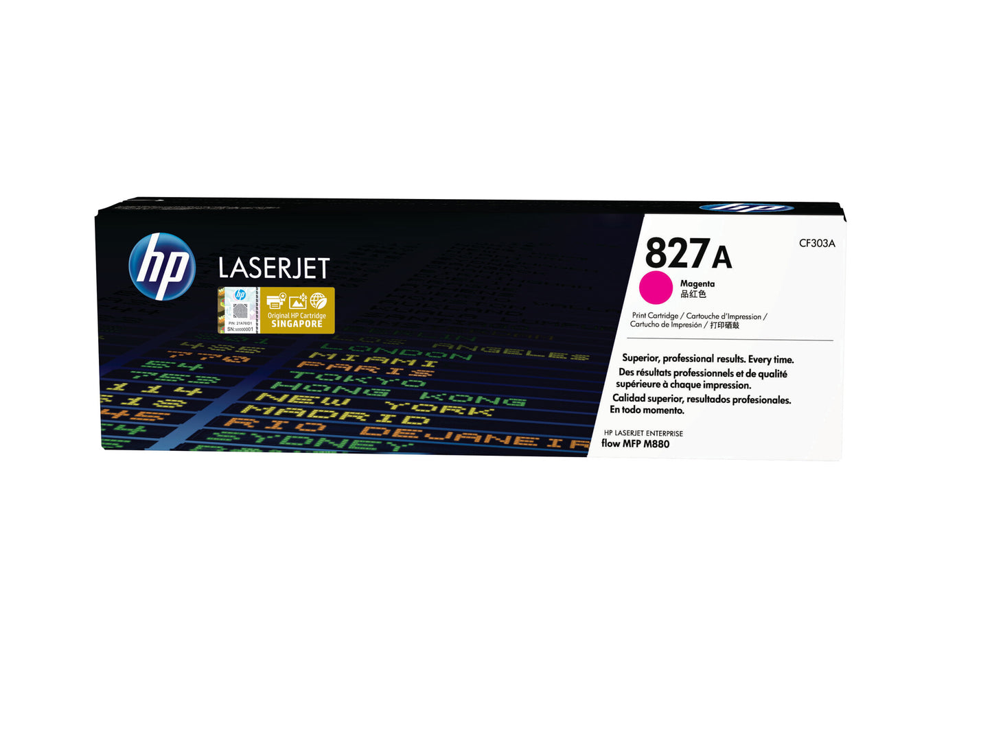 HP 827A Magenta Original LaserJet Toner Cartridge
