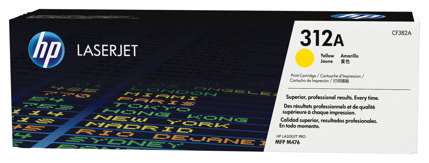 HP 312A Yellow LaserJet Toner Cartridge