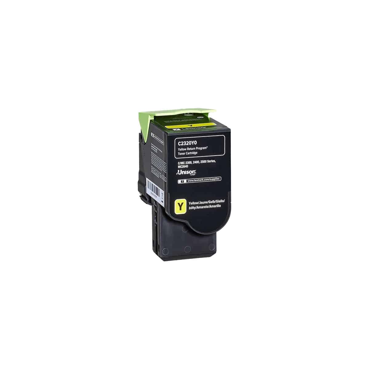 Lexmark C2320Y0 toner cartridge 1 pc(s) Original Yellow
