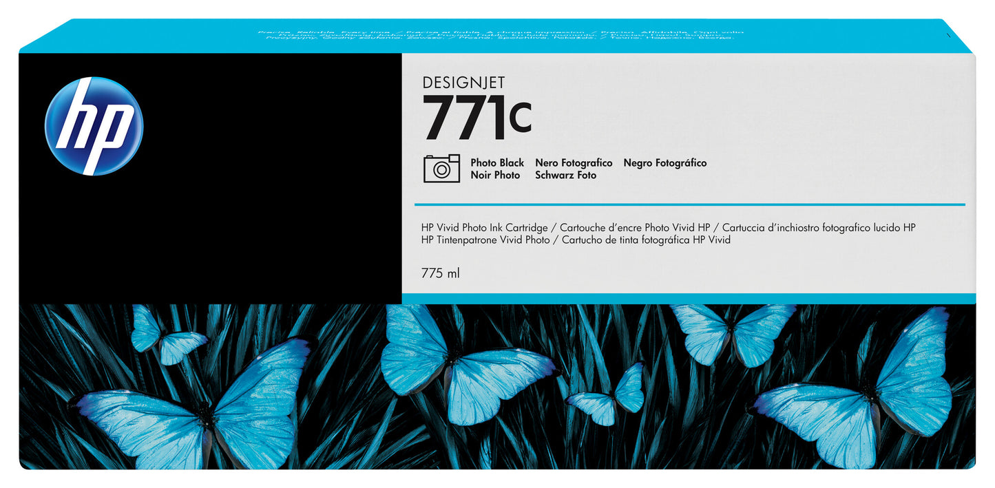 HP 771C 775-ml Photo Black DesignJet Ink Cartridge