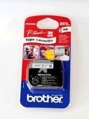 Brother M-K231SBZ label-making tape Black on white