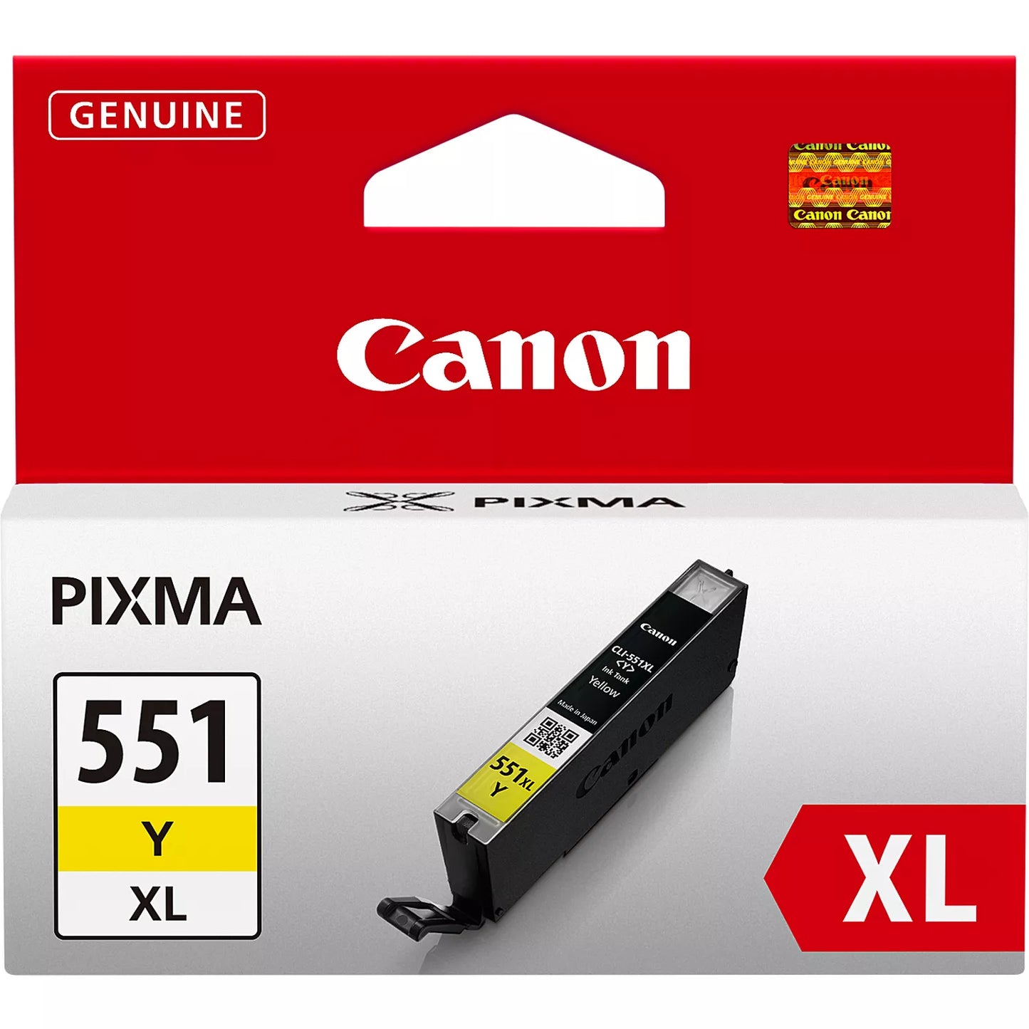 Canon CLI-551XL Y w/sec ink cartridge 1 pc(s) Original High (XL) Yield Yellow