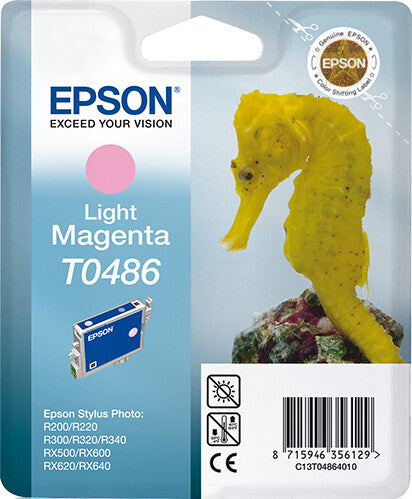 Epson Seahorse Singlepack Light Magenta T0486