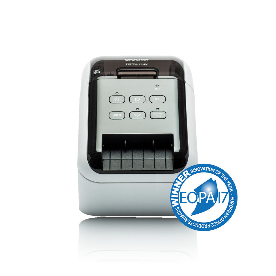 Brother QL-810W label printer Direct thermal Colour 300 x 600 DPI 176 mm/sec Wired & Wireless DK Wi-Fi