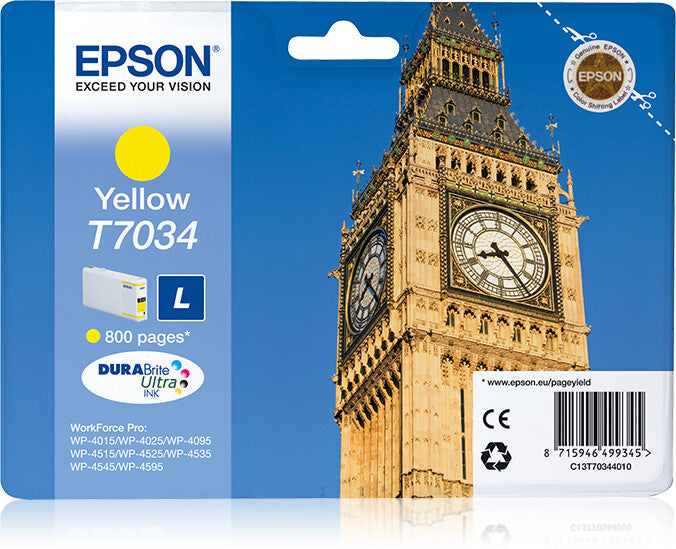 Epson Big Ben Ink Cartridge L Yellow C13T70344010