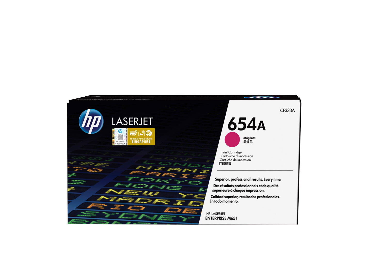 HP 654A Magenta Original LaserJet Toner Cartridge