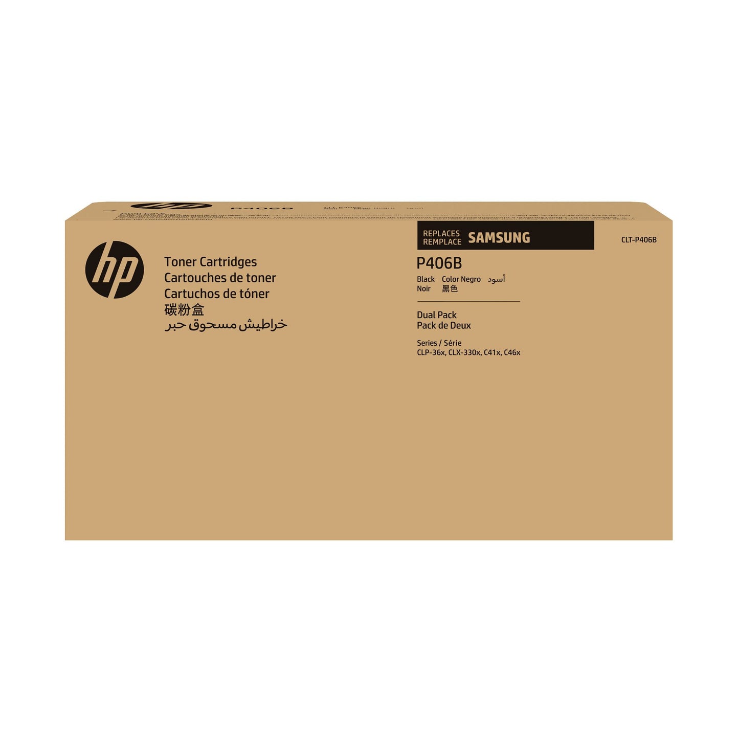 Samsung CLT-P406B 2-pack Black Original Toner Cartridge