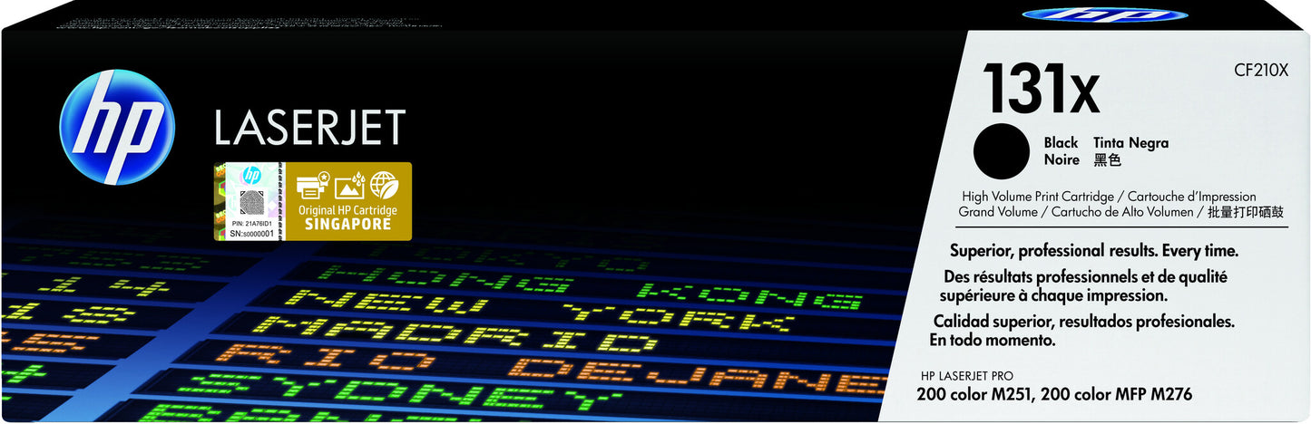 HP 131X High Yield Black Original LaserJet Toner Cartridge