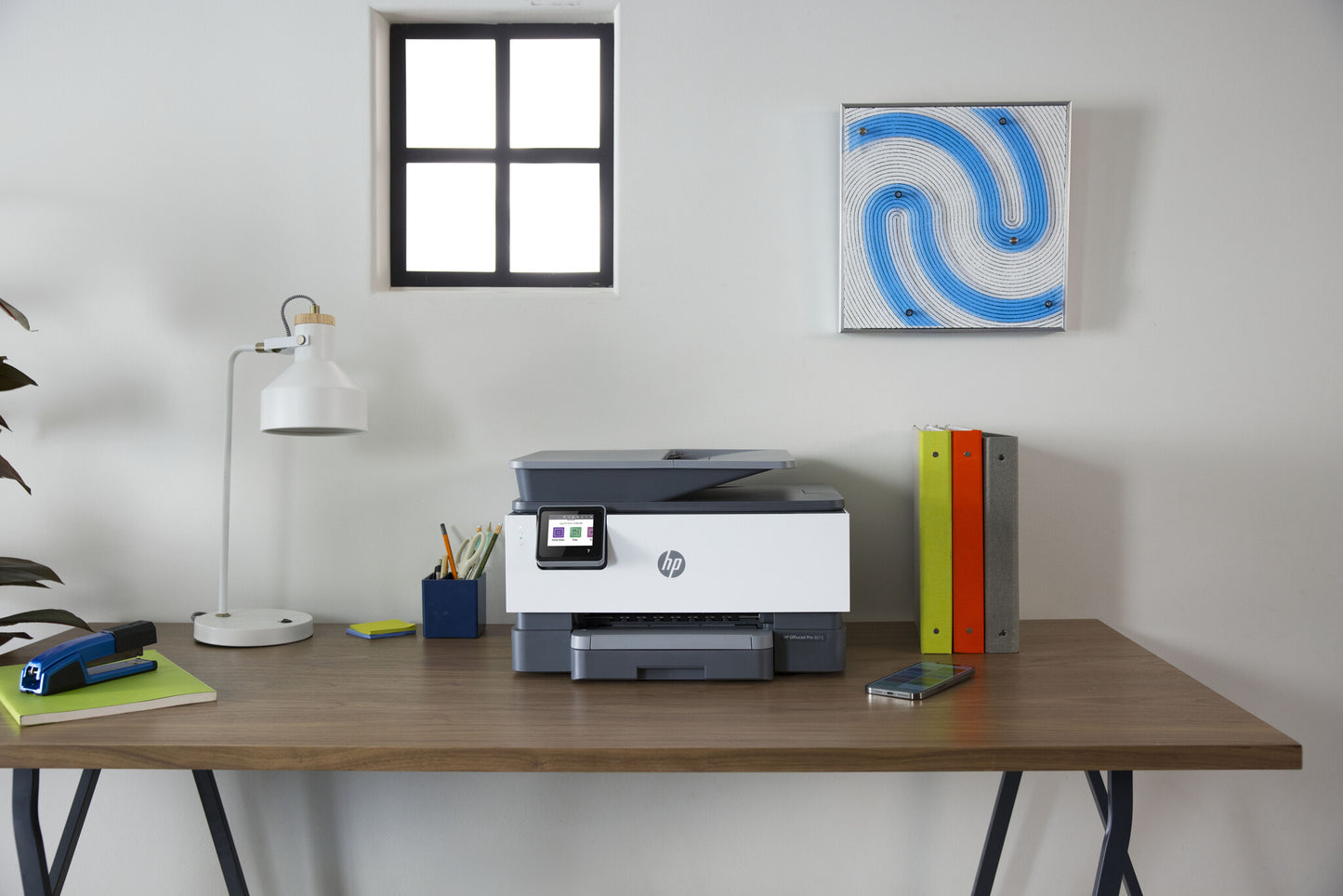 HP OfficeJet Pro 9012e Wireless All-in-One Color Printer, Instant Ink; Two-sided printing