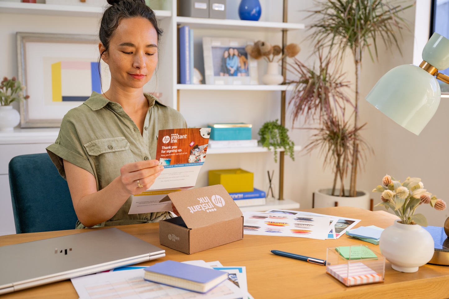 HP ENVY 6020e Wireless All-in-One Color Printer, Instant Ink; Copier, Scanner