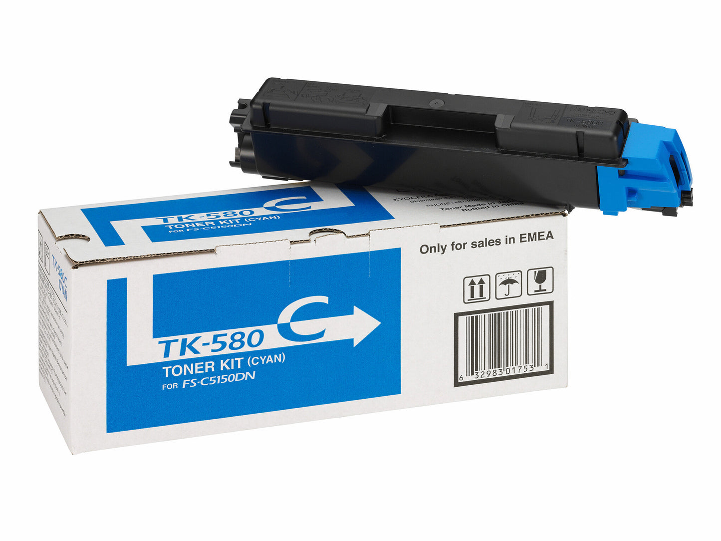 KYOCERA TK-580C toner cartridge 1 pc(s) Original Cyan