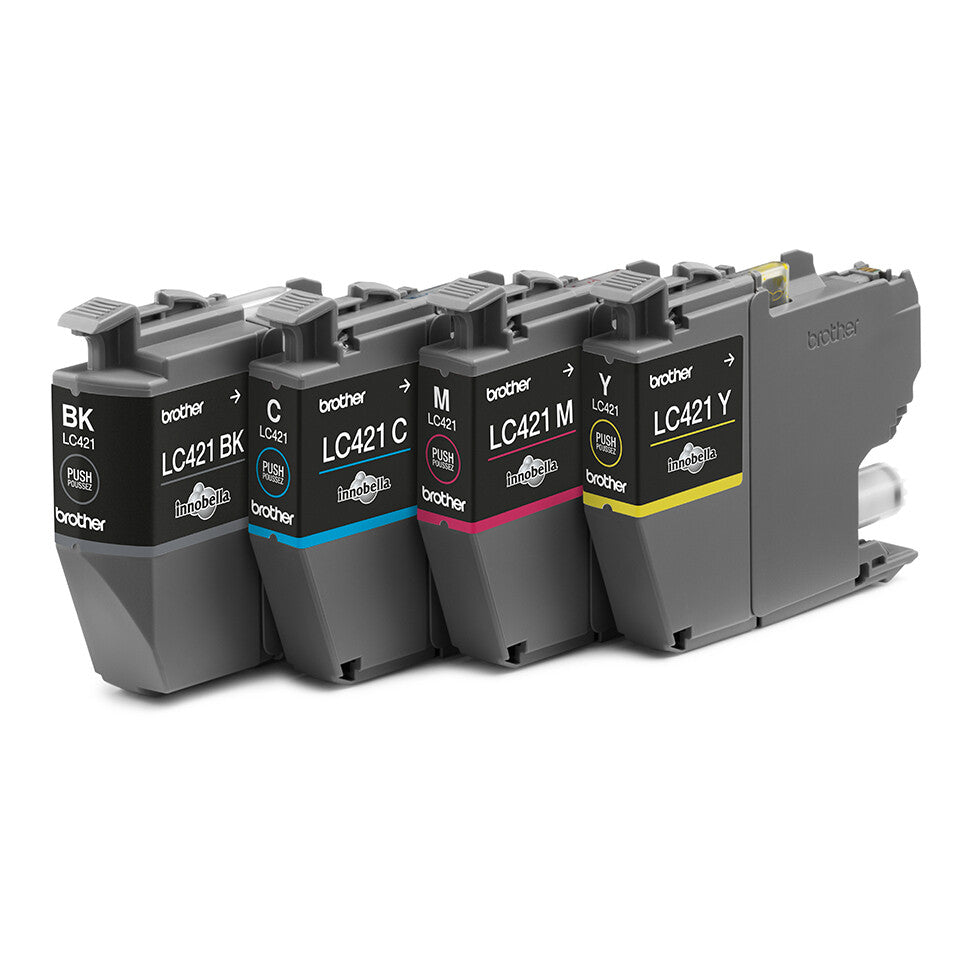 Brother LC421VAL ink cartridge 4 pc(s) Original Standard Yield Black, Cyan, Magenta, Yellow