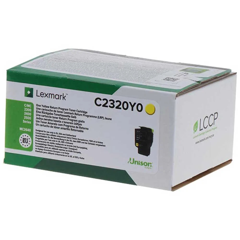 Lexmark C2320Y0 toner cartridge 1 pc(s) Original Yellow