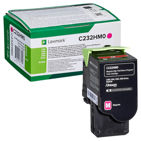 Lexmark C232HM0 toner cartridge 1 pc(s) Original Magenta