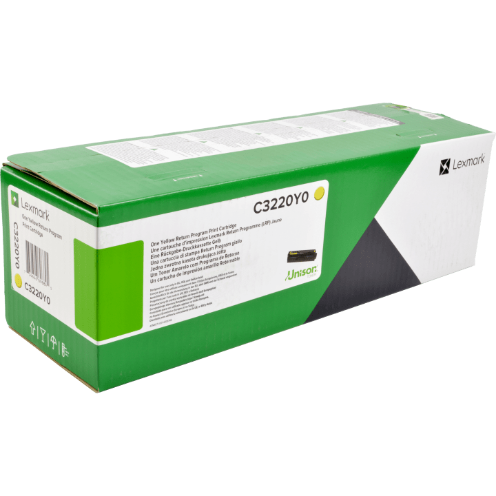 Lexmark C3220Y0 toner cartridge 1 pc(s) Yellow