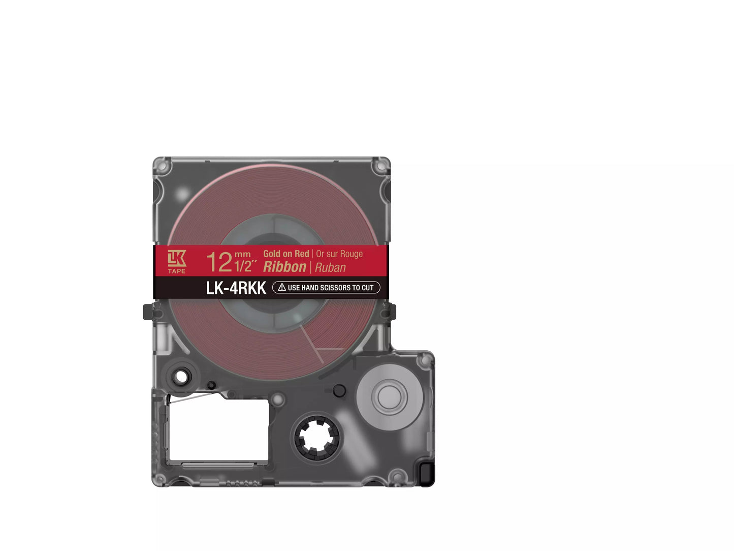 EPSON LK-4RKK SATIN RIBBON RED/GOLD 12MM (5M)