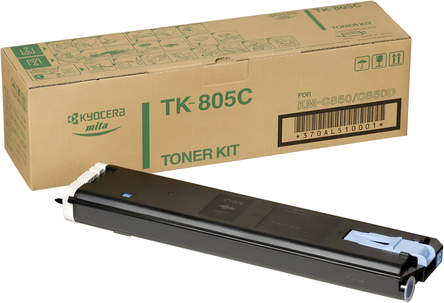 KYOCERA TK-805C toner cartridge Original Cyan