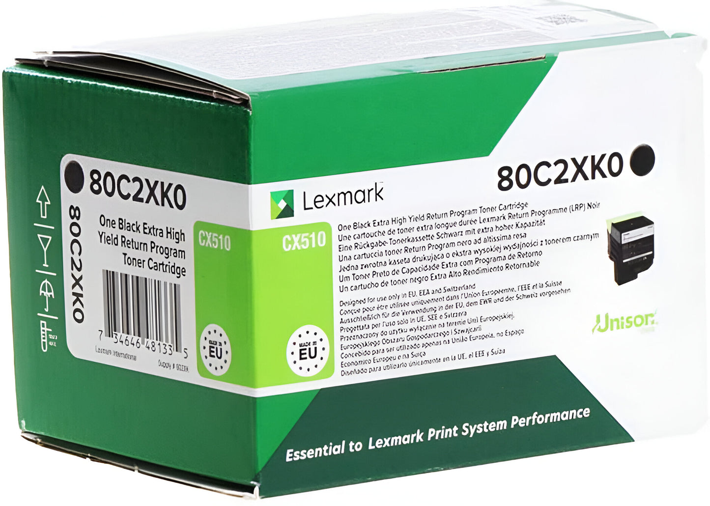 Lexmark 80C2XK0 toner cartridge 1 pc(s) Original Black