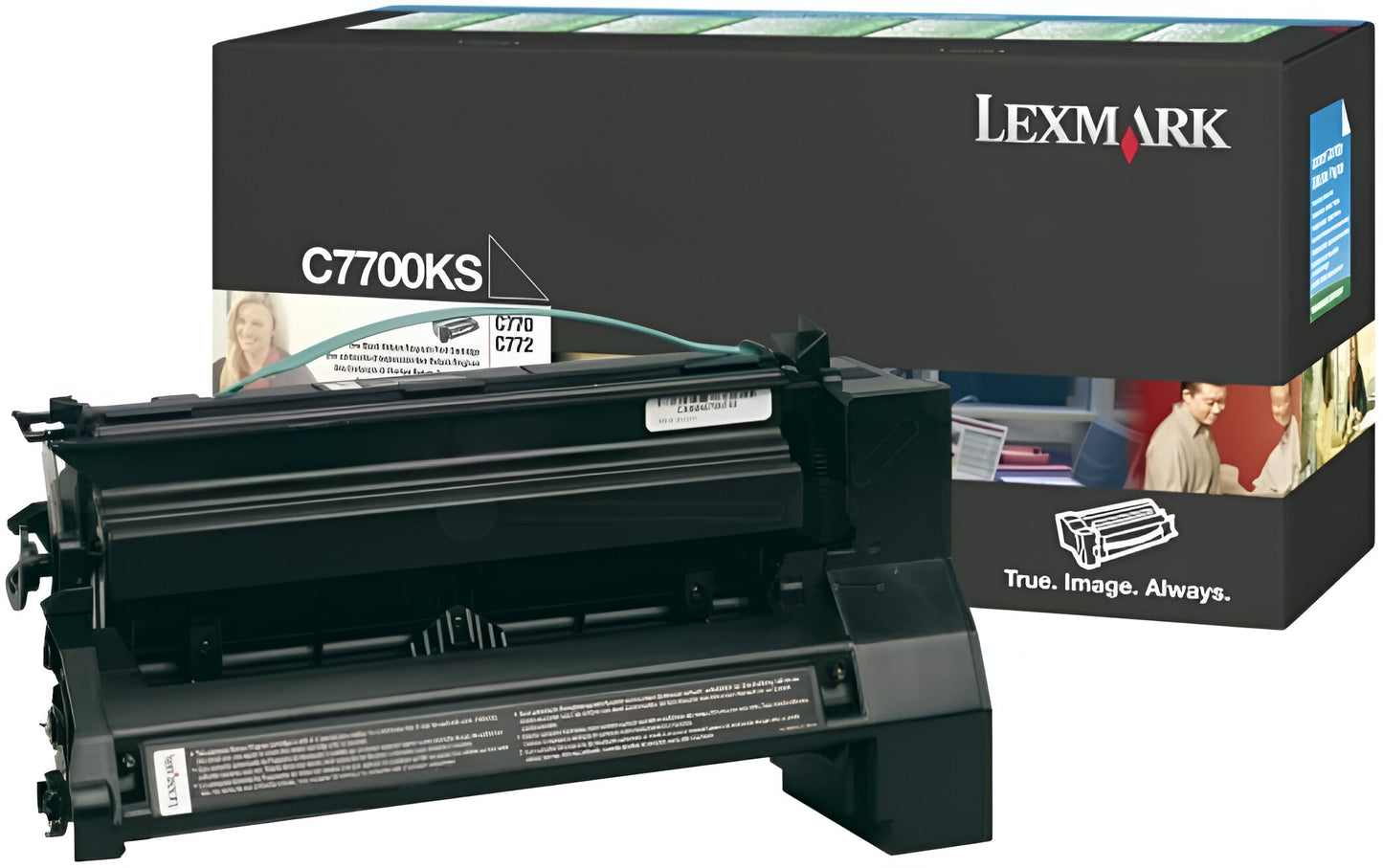 Lexmark Black Return Program Print Cartridge C7700KS