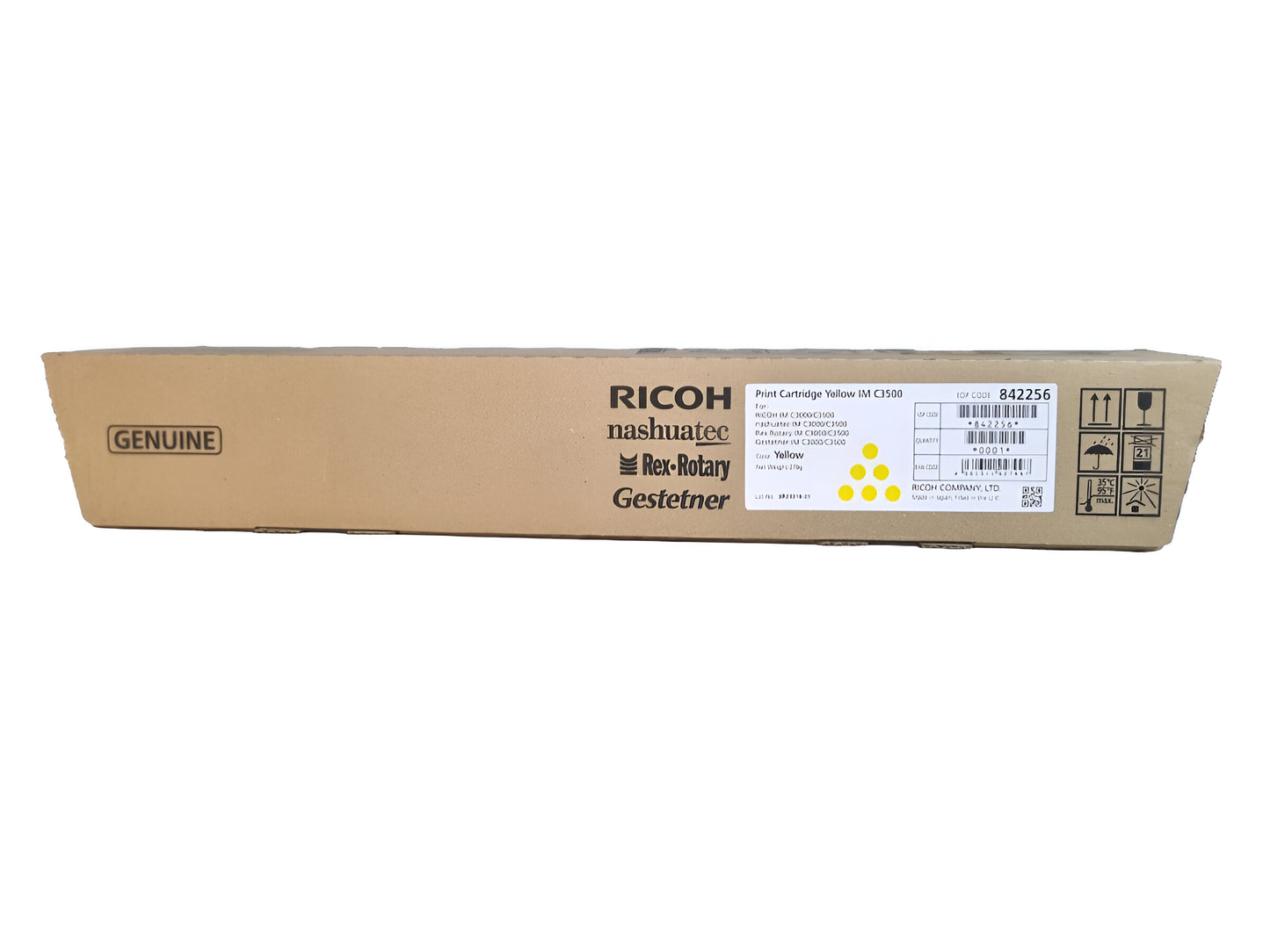RC IM C3000 TONER 379G CARTRIDGE YELLOW EU, 842256