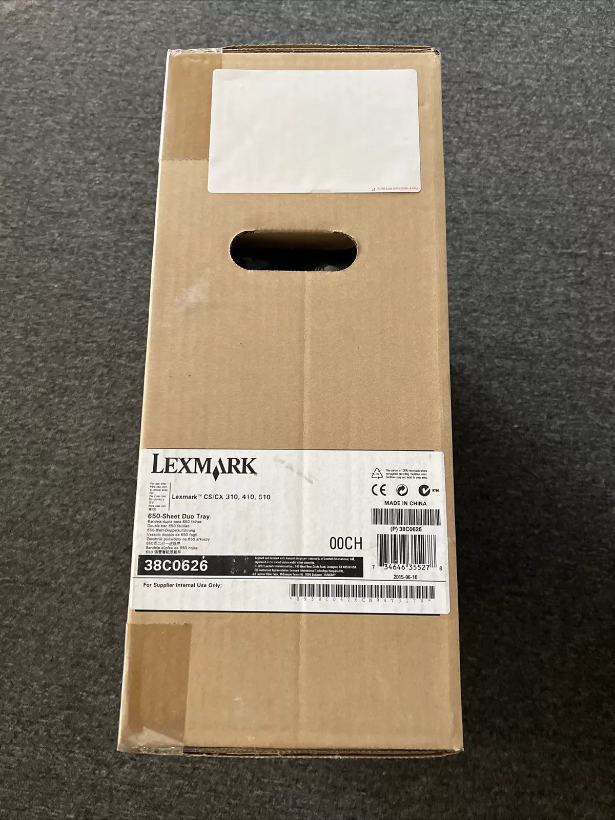 Lexmark 38C0626 tray/feeder 650 sheets