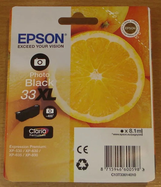 Epson Oranges C13T33614010 ink cartridge 1 pc(s) Original Photo black