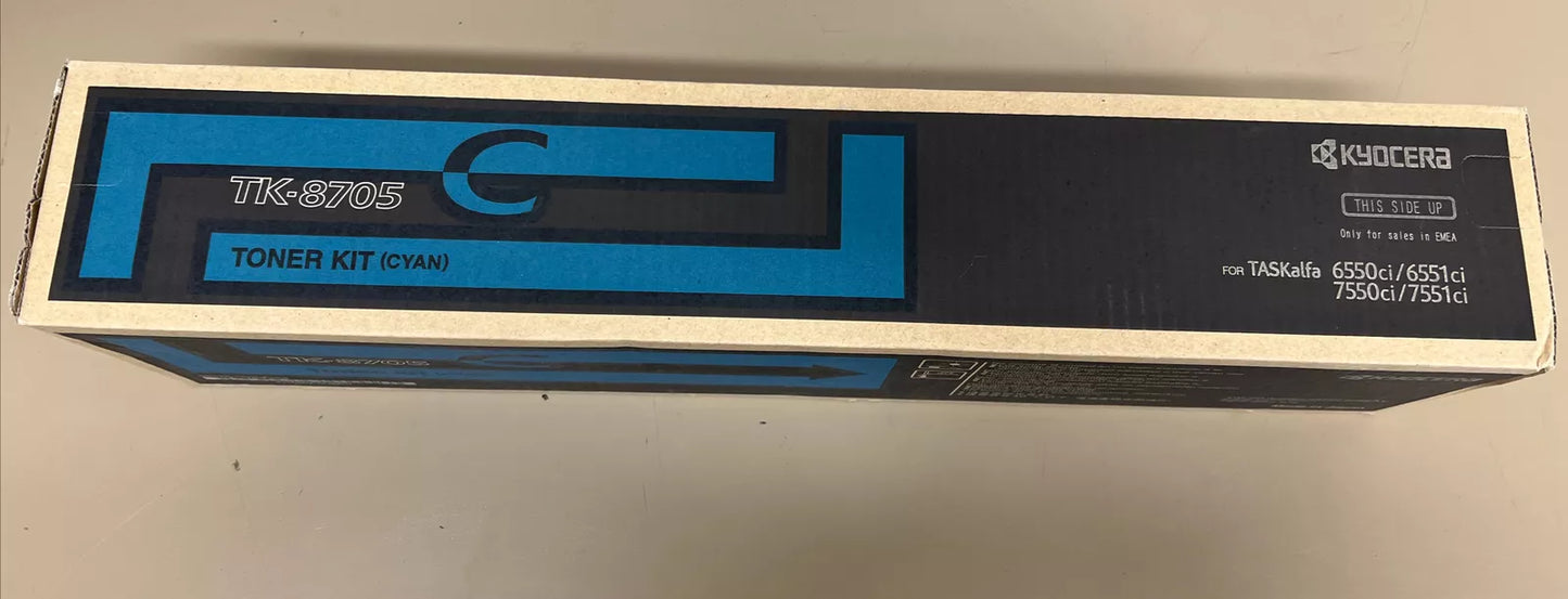 KYOCERA TK-8705C toner cartridge 1 pc(s) Original Cyan