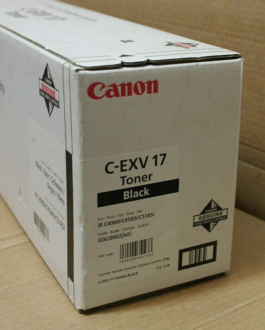 Canon C-EXV17 Toner Black toner cartridge 1 pc(s) Original
