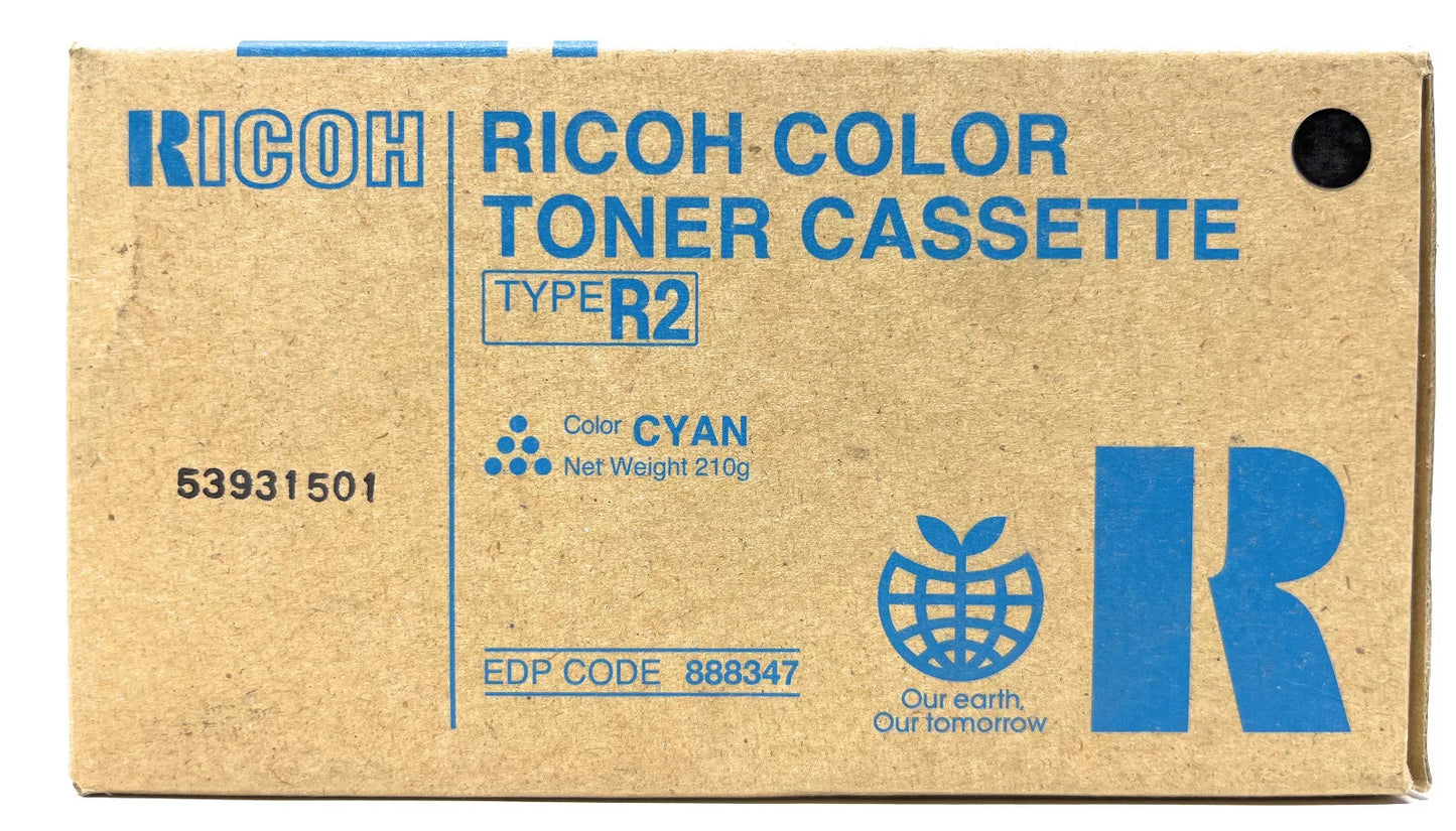 Ricoh Toner Type R2 Cyan toner cartridge Original