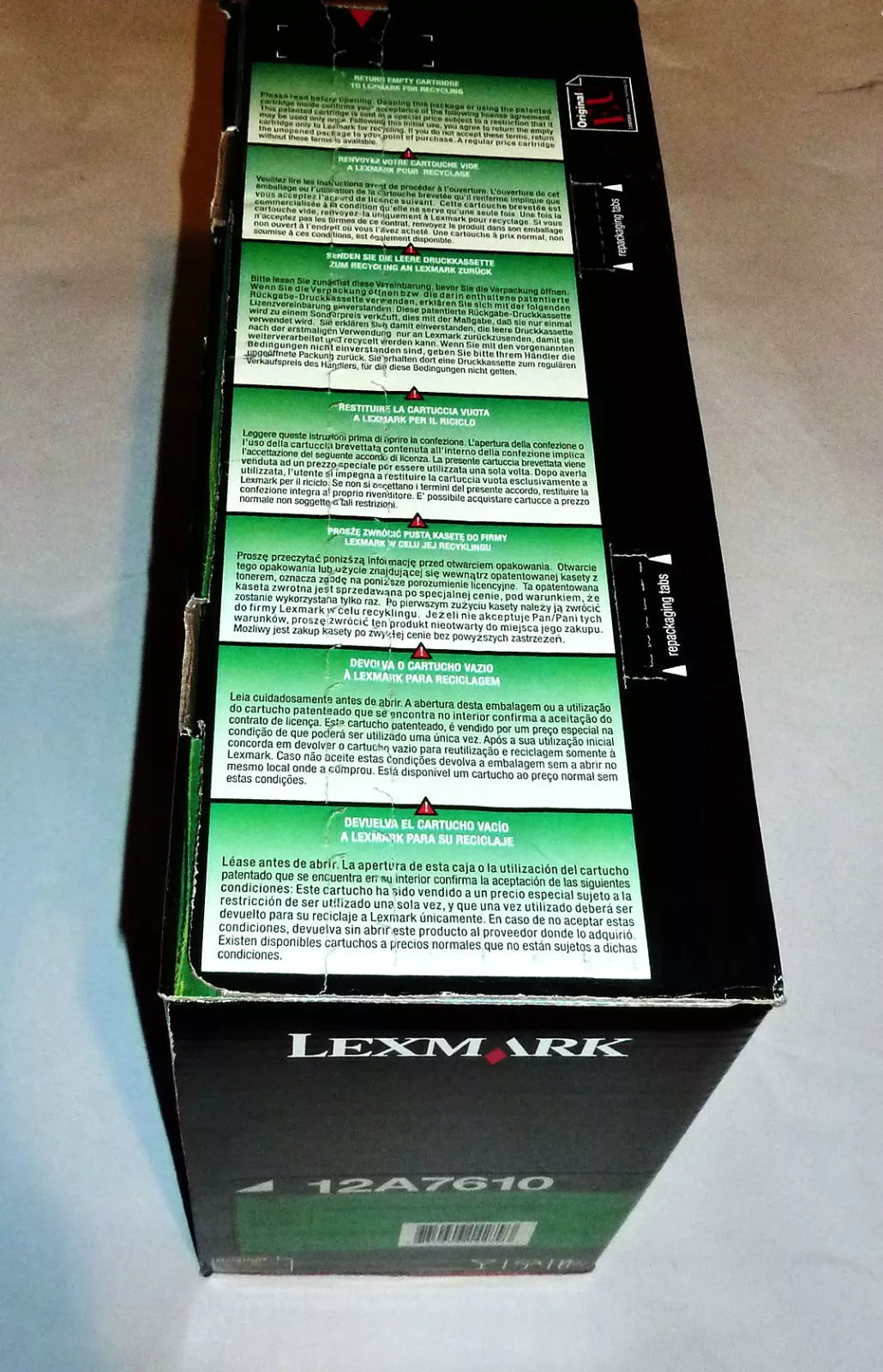 Lexmark T632, T634 Extra High Yield Return Program Print Cartridge (32K) toner cartridge Original Black