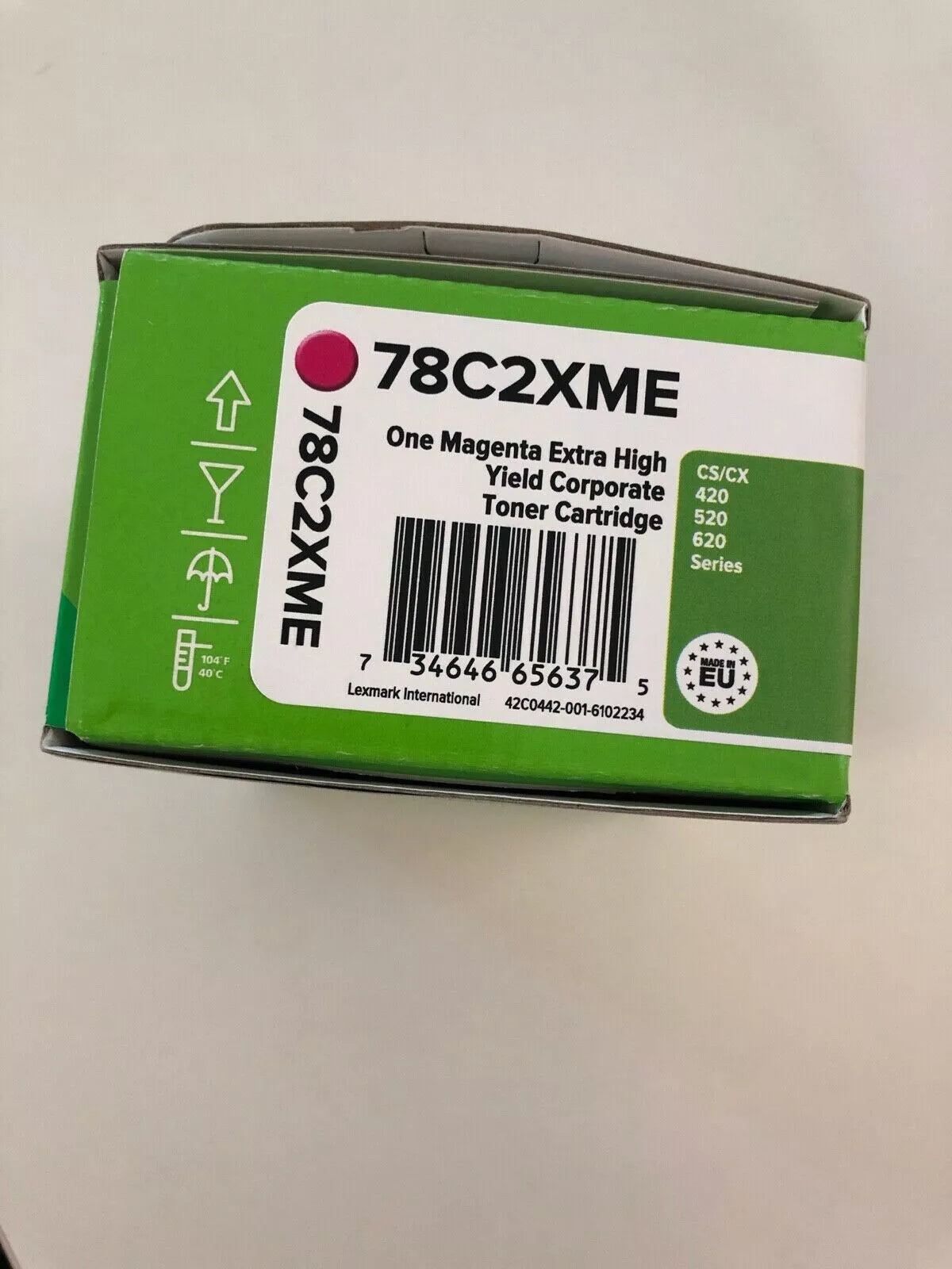 Lexmark 78C2XME toner cartridge 1 pc(s) Original Magenta