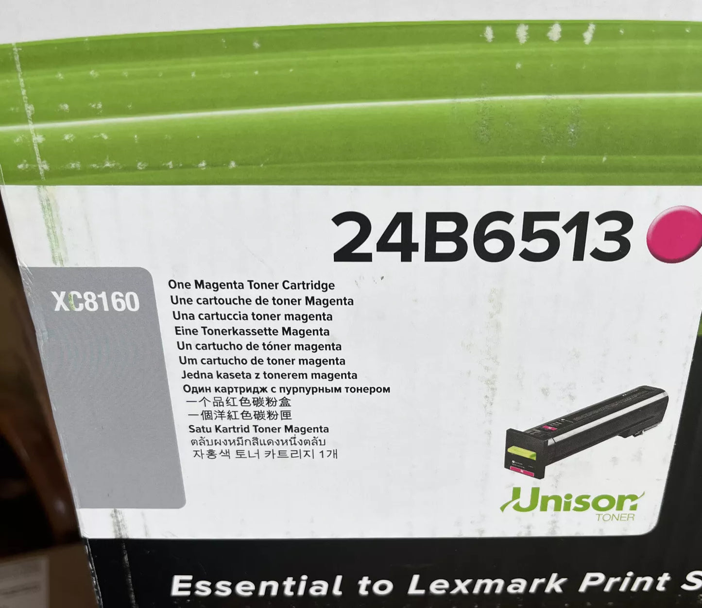 Lexmark 24B6513 toner cartridge 1 pc(s) Original Magenta