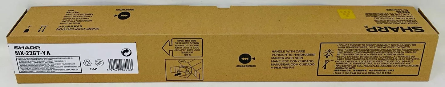 SHARP MX-2310U TONER 240G CARTRIDGE YELLOW EU ACC, MX-23GTYA
