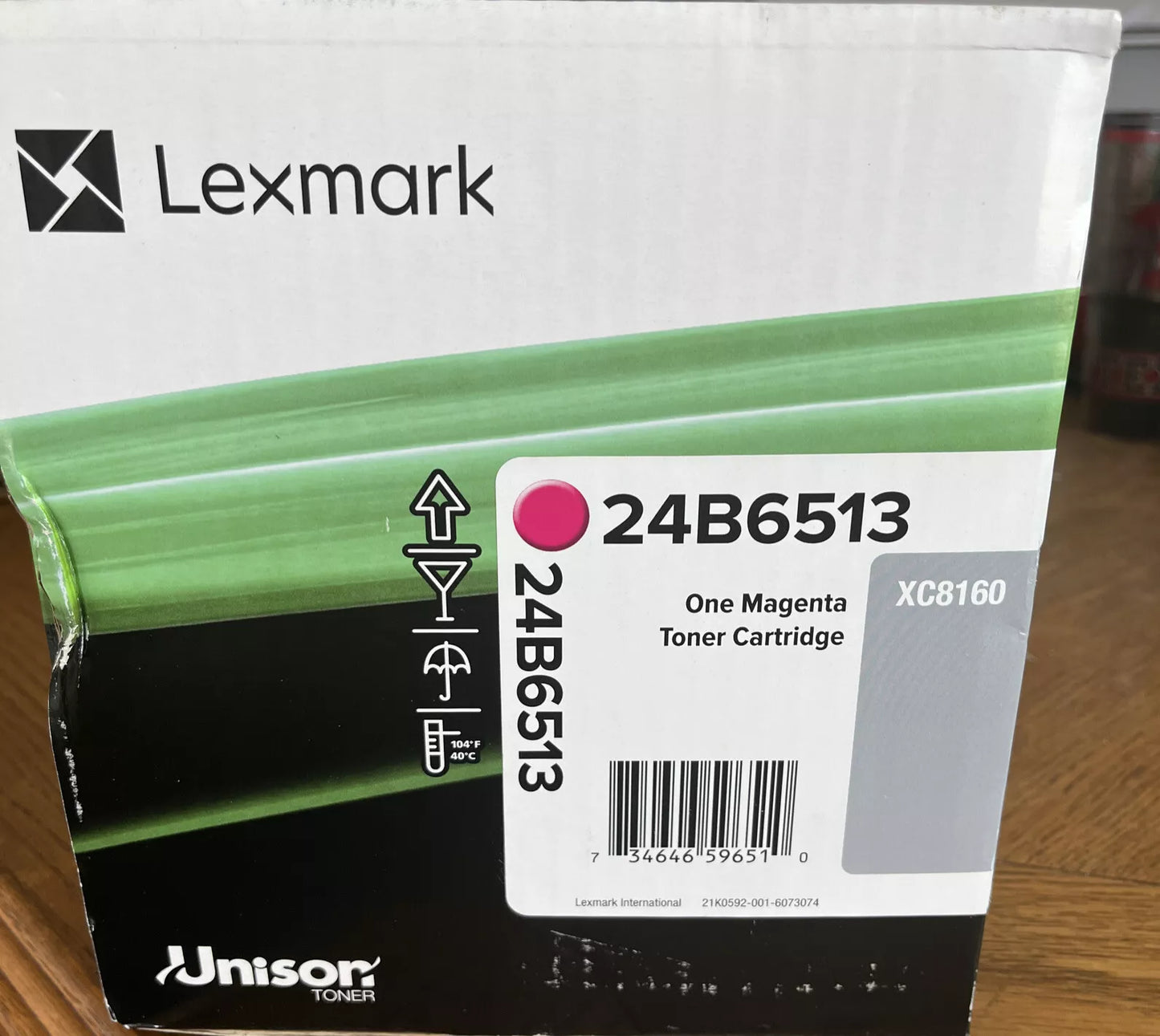 Lexmark 24B6513 toner cartridge 1 pc(s) Original Magenta