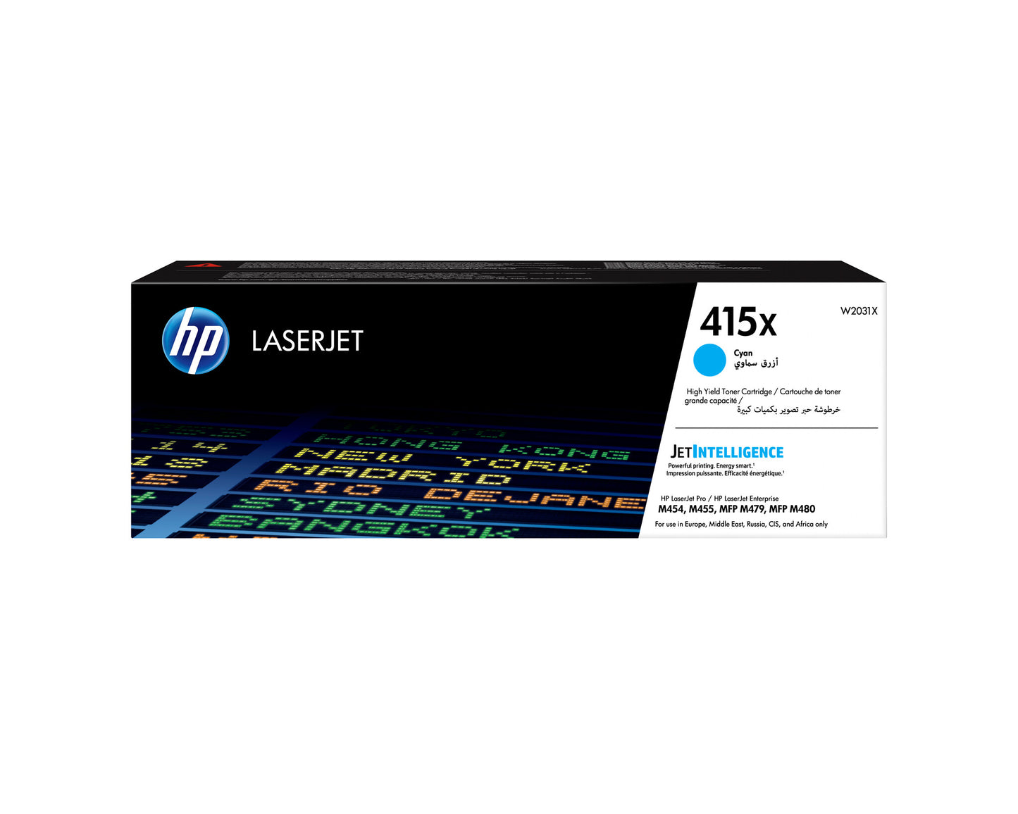 HP 415X High Yield Cyan Original LaserJet Toner Cartridge