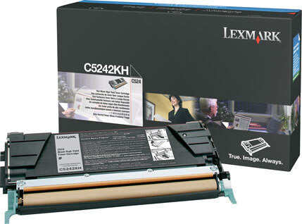 Lexmark Black High Yield, C5242KH, Toner Cartridges