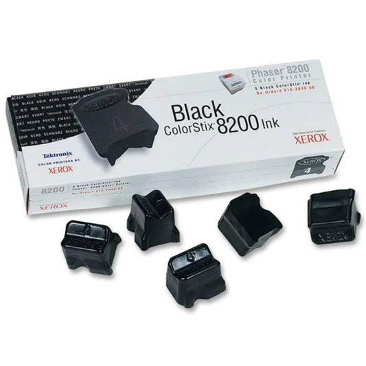 Xerox GENUINE 5 BLACK COLORSTIX 8200 INK ink stick