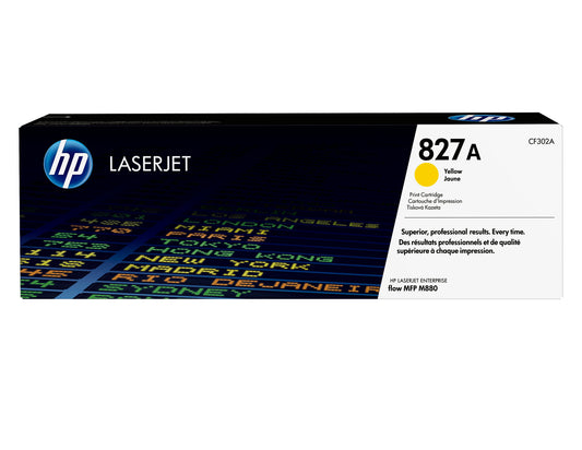 HP 827A Yellow Original LaserJet Toner Cartridge