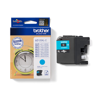 Brother LC-125XLC ink cartridge 1 pc(s) Original Cyan