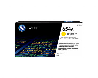 HP 654A Yellow Original LaserJet Toner Cartridge
