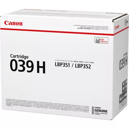 Canon CRG-039 H toner cartridge 1 pc(s) Original Black