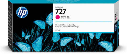 HP 727 300-ml Magenta DesignJet Ink Cartridge