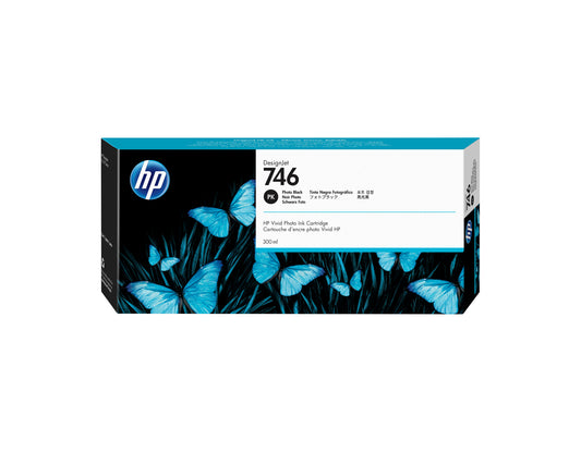 HP 746 300-ml Photo Black DesignJet Ink Cartridge