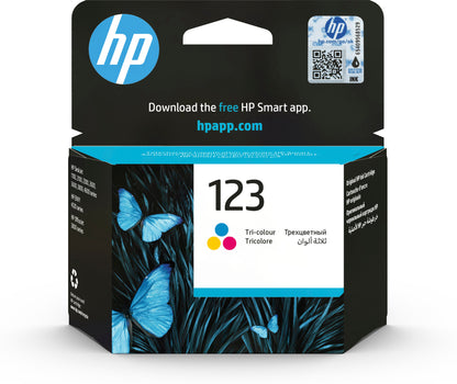 HP 123 Tri-color Original Ink Cartridge